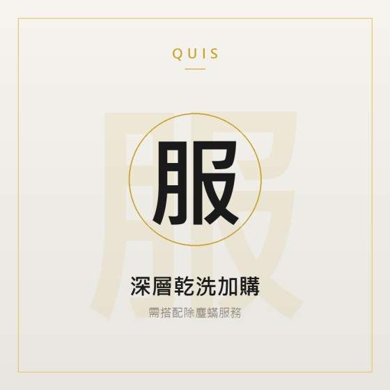 深層乾洗加購（需搭配除塵蟎）