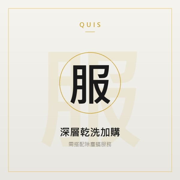 深層乾洗加購（需搭配除塵蟎）